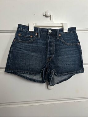 Dark Wash 501 Levi Denim Women’s Shorts